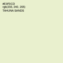 #E9F0CD - Tahuna Sands Color Image